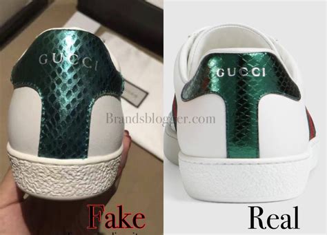 gucci ace trainers real vs fake|Gucci ace sneakers real.